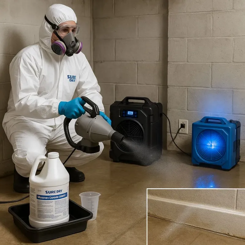 Sanitization and Odor Removal process in Enigma, GA